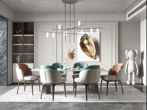 современный ресторан 3D Модель