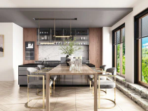 현대적인 레스토랑 3D 모델