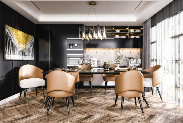 modern restaurant 3D मॉडल .c4d .max .obj .3ds .fbx .stl .blend 