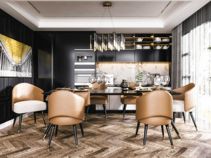 modern restaurant 3D मॉडल