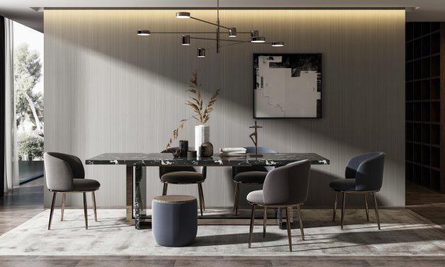 modern restaurant 3D Model .c4d .max .obj .3ds .fbx .stl .blend 
