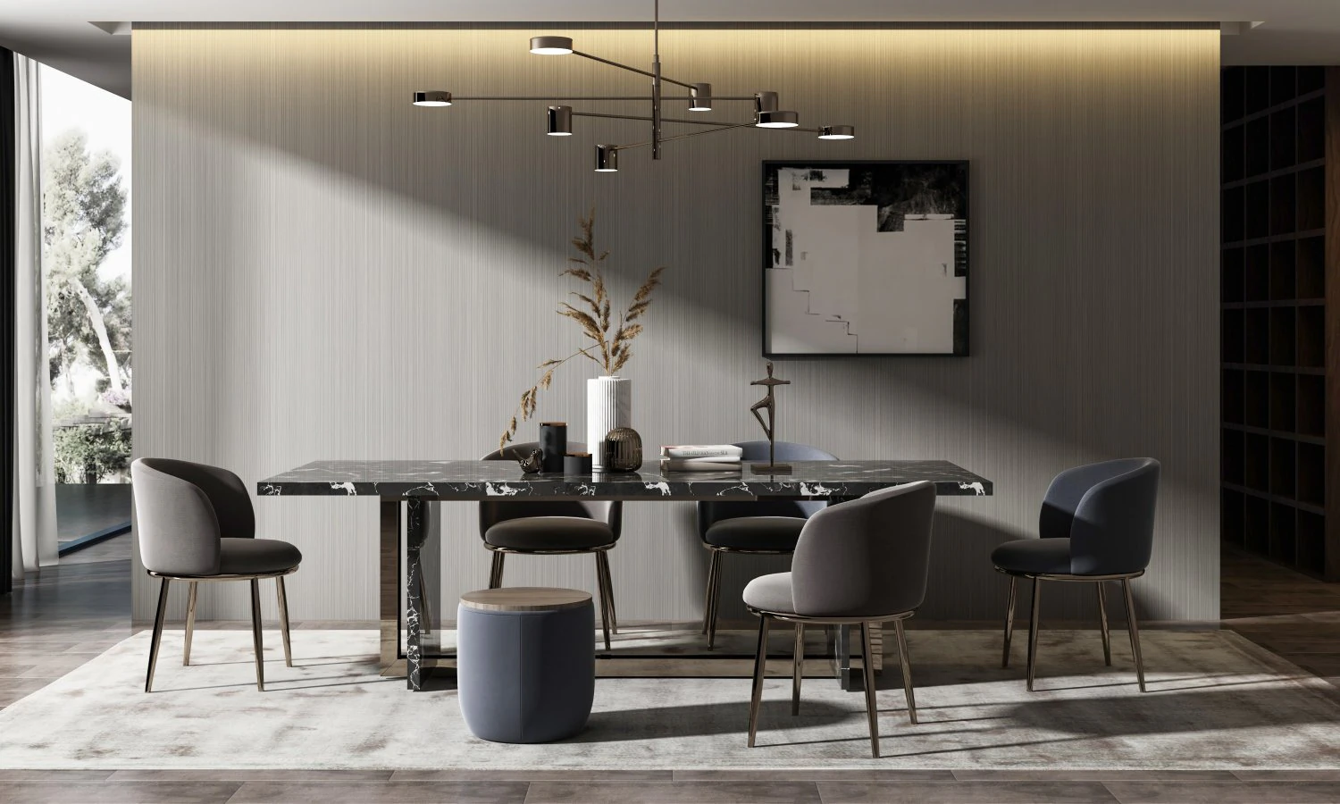 modern restaurant 3D Model .c4d .max .obj .3ds .fbx .stl .blend 