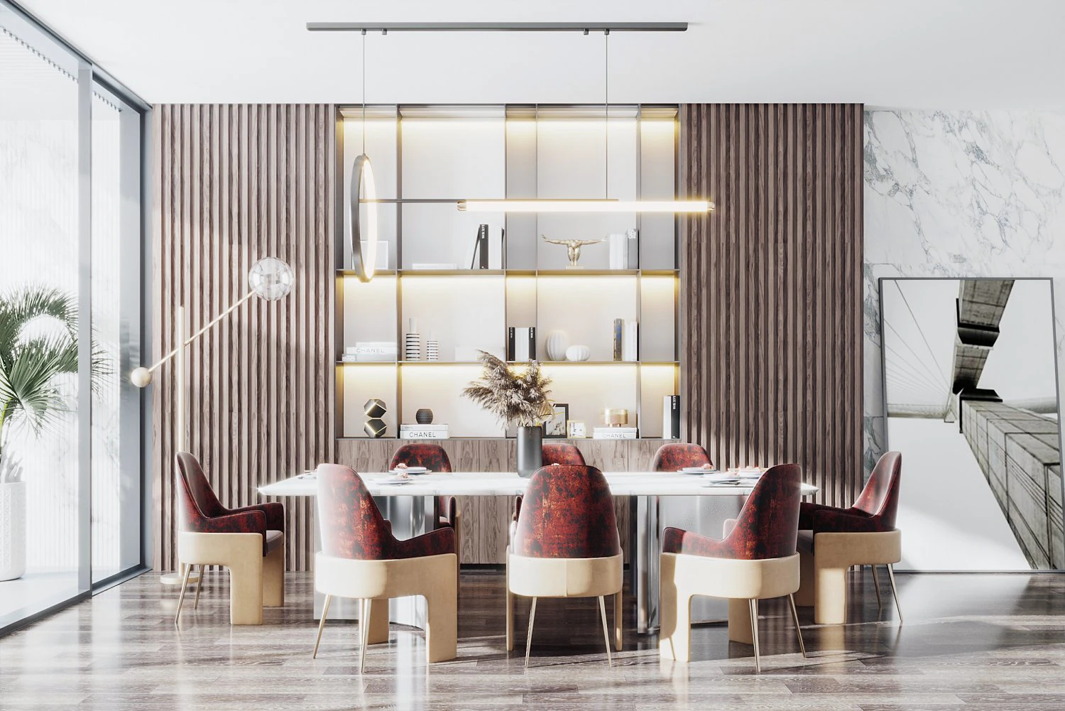modern restaurant 3D Model .c4d .max .obj .3ds .fbx .stl .blend 