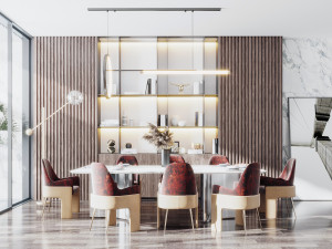 modern restaurant 3D Model