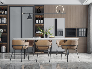 modern restaurant 3D Model