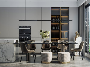modern restaurant 3D Model