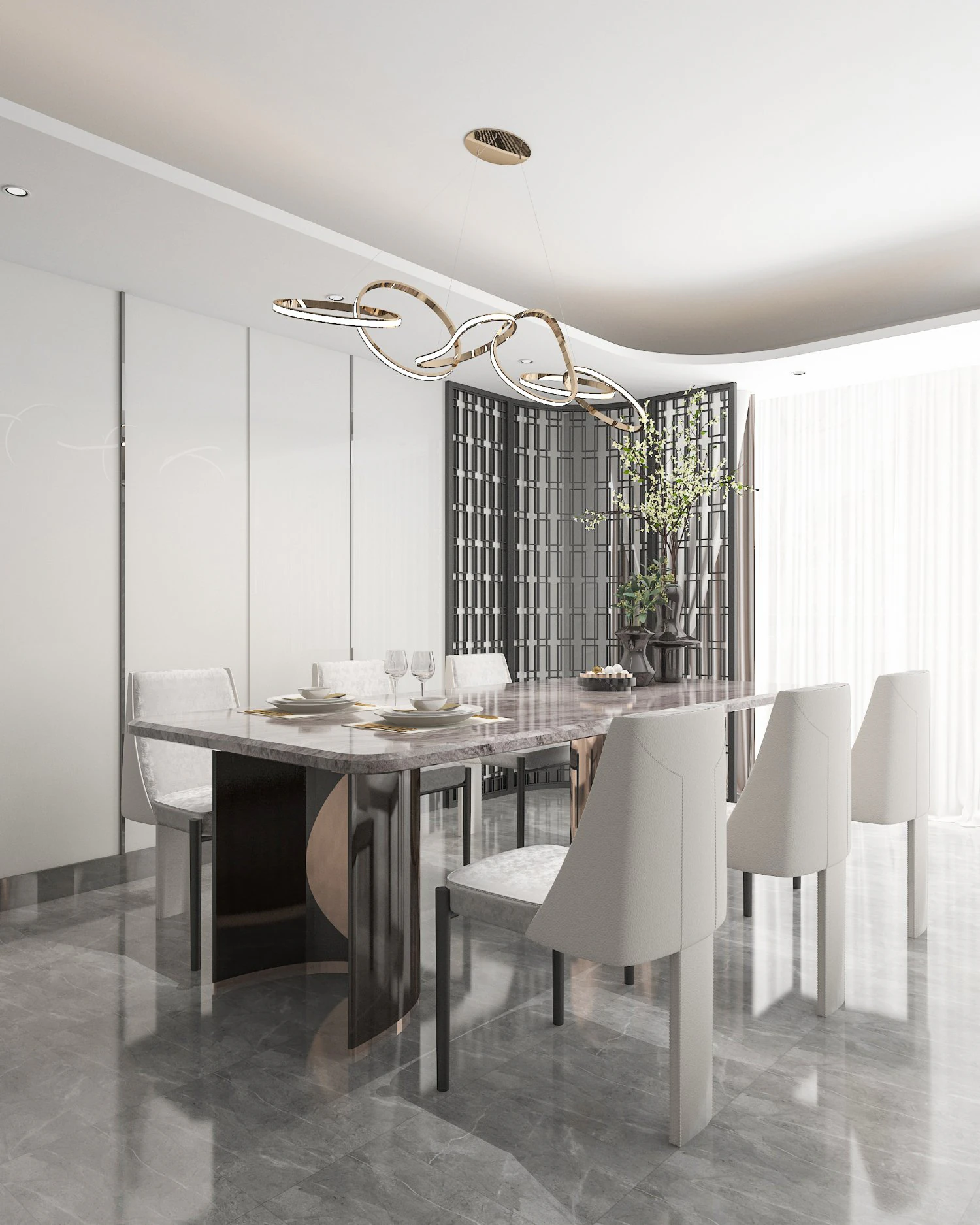 modern restaurant 3D Model .c4d .max .obj .3ds .fbx .stl .blend 