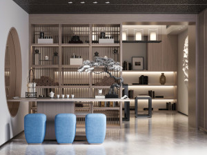 new chinese teahouse Modelo 3D