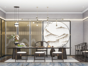 new chinese teahouse Modelo 3D