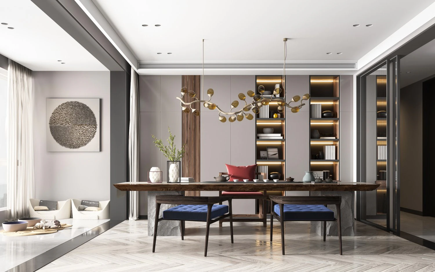 new chinese teahouse 3D Model .c4d .max .obj .3ds .fbx .stl .blend