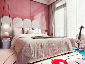 modern childrens room 3D Model