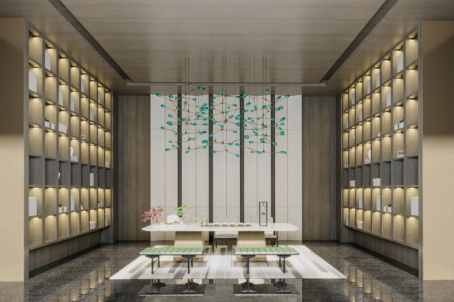modern teahouse 3D Model .c4d .max .obj .3ds .fbx .stl .blend 