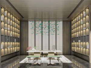 现代茶馆 3D 模型