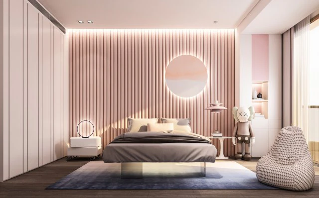 modern childrens room 3D Model .c4d .max .obj .3ds .fbx .stl .blend 