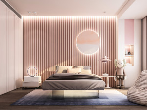 modern childrens room 3D Model