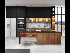 nordic kitchen 3D Model