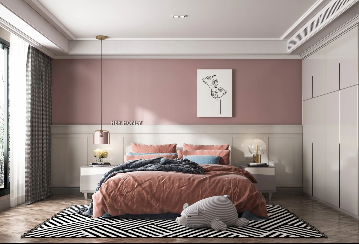 modern childrens room 3D Model .c4d .max .obj .3ds .fbx .stl .blend