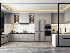 현대적인 주방 3D 모델