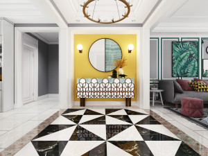 nordic living room dining room 3D 모델