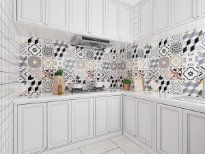 nordic living room dining room 3D 모델