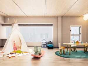 moderna zona de entretenimiento infantil Modelo 3D