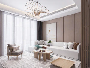 일본식 거실 3D 모델