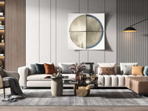 modern living room 3Dモデル