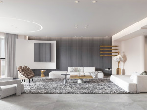 modern living room 3Dモデル