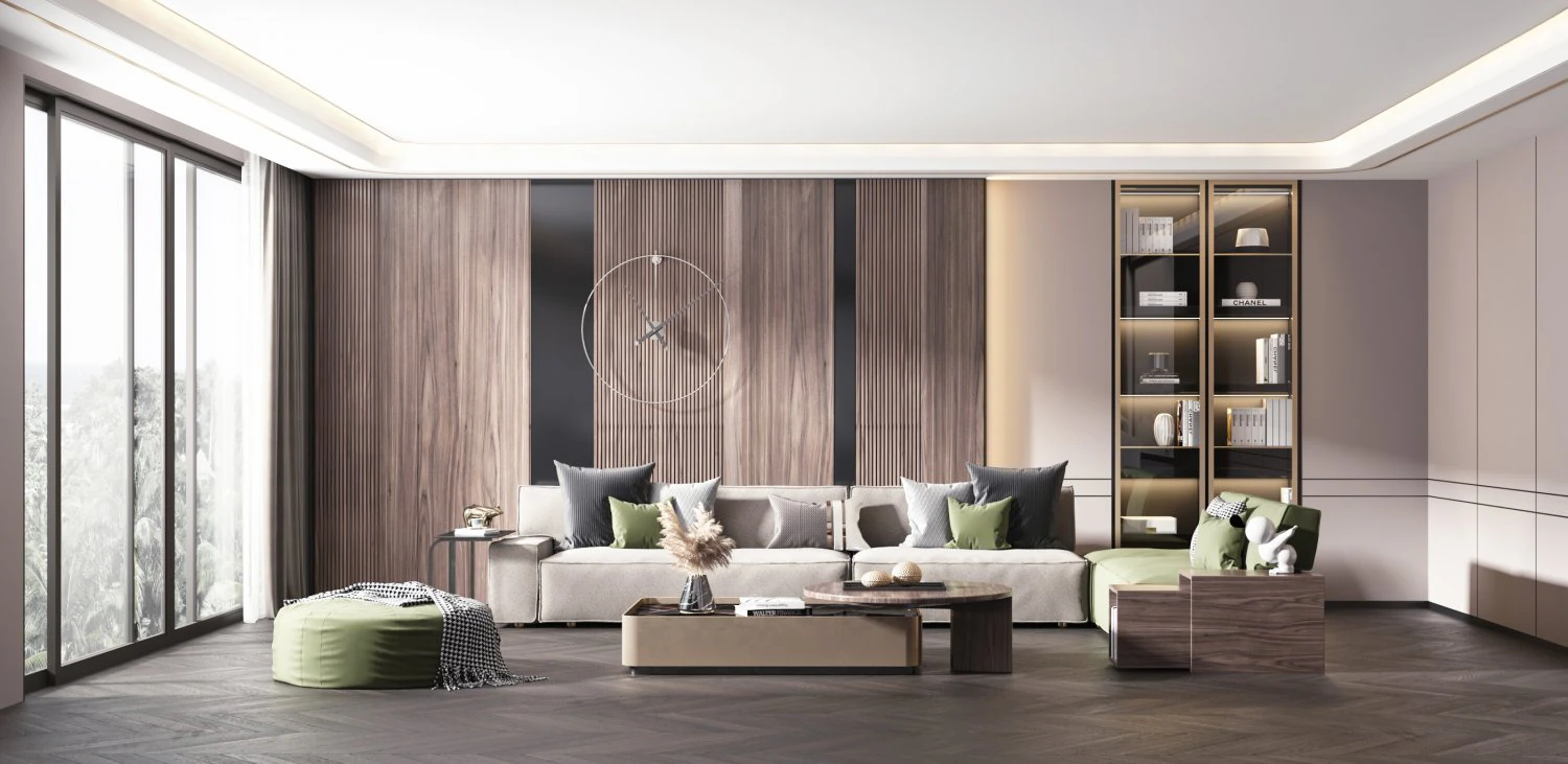 modern living room 3D Model .c4d .max .obj .3ds .fbx .stl .blend 