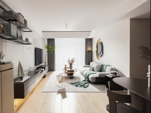 modern living room Modelo 3D