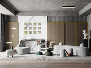 modern living room 3D Модель