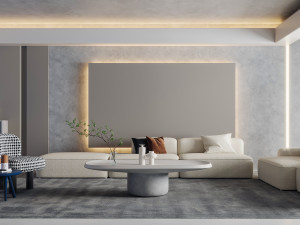 modern living room Modèle 3D