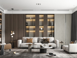 modern living room Modelo 3D