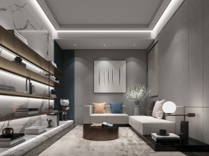 modern living room 3Dモデル