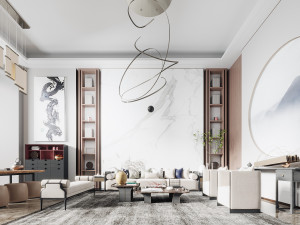 modern living room 3D Модель