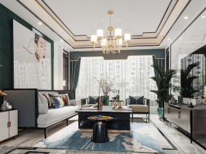 modern living room Modelo 3D