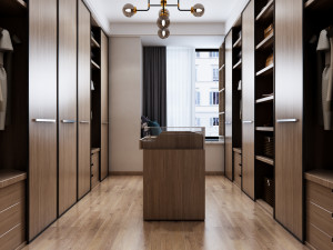 modern cloakroom 3D Model