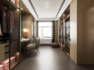 modern cloakroom 3D Model