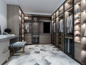 modern cloakroom 3D Model