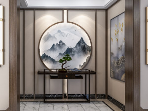 new chinese style porch 3D Model