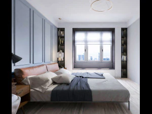 nordic bedroom 3D Model