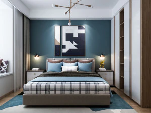 modern bedroom 3D Model