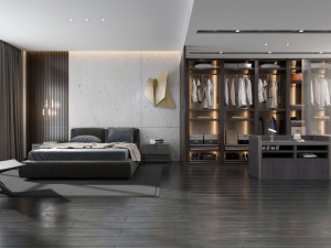 modern bedroom 3D Model