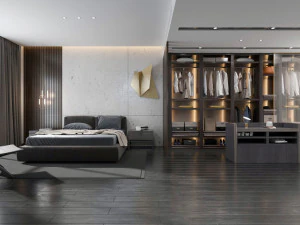 moderne slaapkamer 3D Model