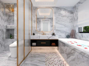 现代厕所 3D 模型