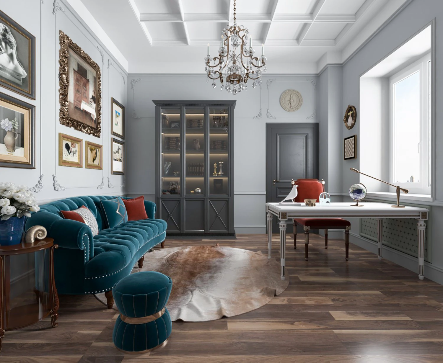 american study 3D Model .c4d .max .obj .3ds .fbx .stl .blend 