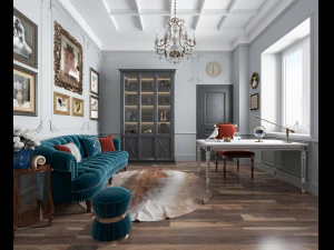 アメリカの研究 3Dモデル