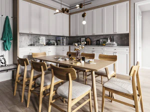 скандинавський ресторан 3D Модель