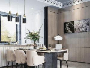 restoran modern Model 3D