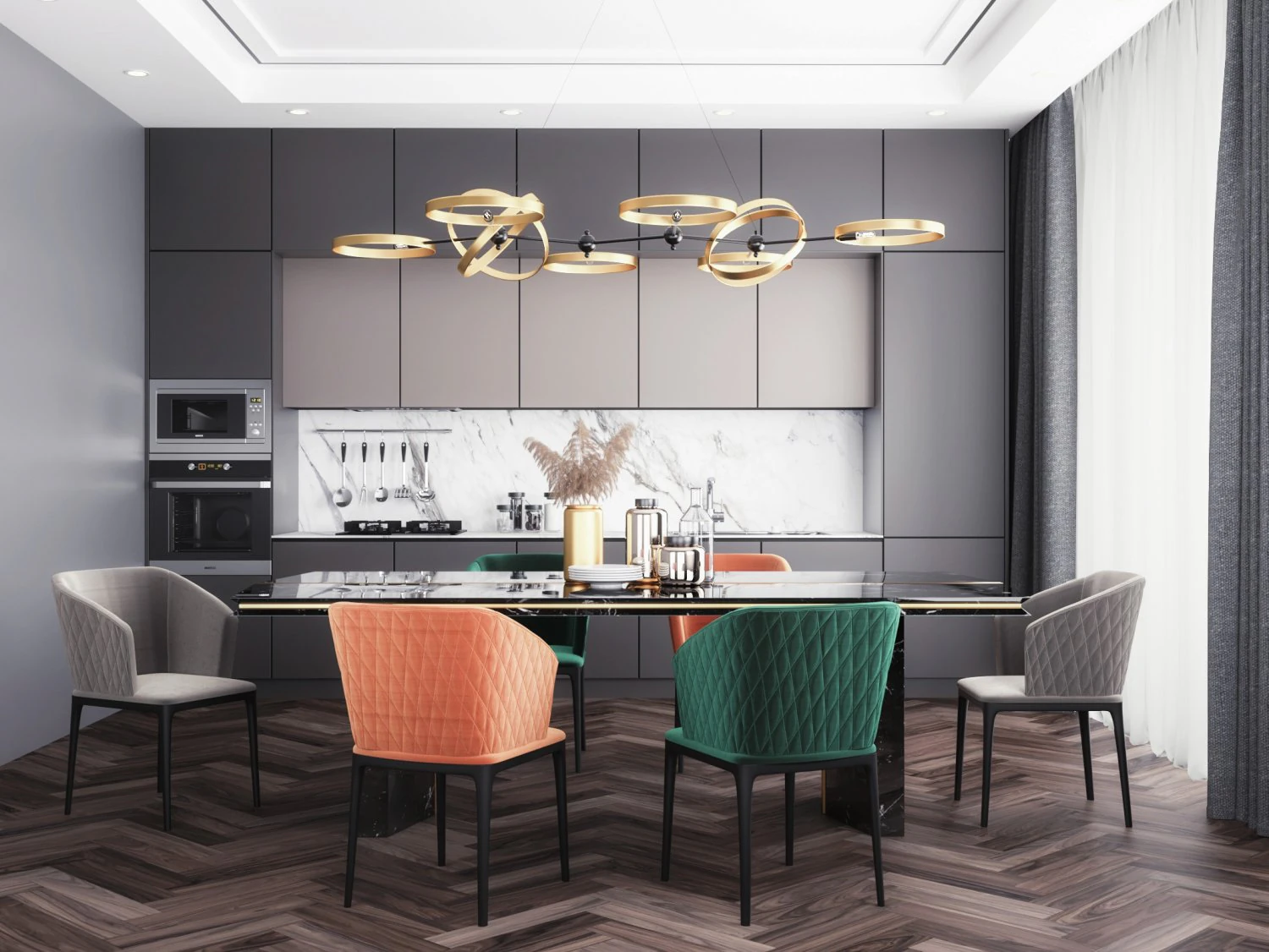 modern restaurant 3D Model .c4d .max .obj .3ds .fbx .stl .blend 